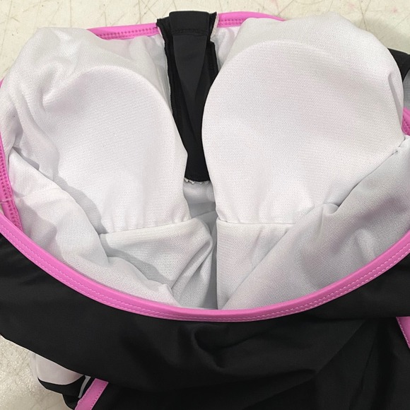 Raisins Point Dume Tank One Piece Swimsuit Girls 16 Black Cruise Vacation Beach - Picture 4 of 7